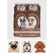 thumbnail image 5 of Dog Lovers - Juego de cama personalizado para perro, 5 of 5