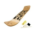 thumbnail image 1 of Almencla Wooden Balance Board with Rope, Stability Slackline Portable Balance Training Board for Core Workout Standing Style C, 1 of 8