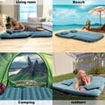 thumbnail image 3 of Umbrauto SUV Air Mattress Inflatable Car Air Beds Sleeping Pad Camping Trunk Bed with Electric Air Pump, Teal, 3 of 6