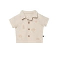 thumbnail image 4 of Modern Moments by Gerber Baby Boy Button Down Shirt and Short Set, 2-Piece, Sizes 0/3 Months - 24 Months, 4 of 15