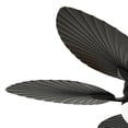 thumbnail image 5 of DEXTRUS 52 Inch Tropical Ceiling Fan with LED Light and Remote,3 Ways Control,Black Smart Palm Leaf Ceiling Fan with Alexa, 5 of 8