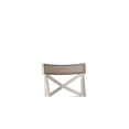 thumbnail image 2 of White Swivel Bar Stool " Curved Back, Padded Seat, Flared Legs " 43'? Height, 2 of 3