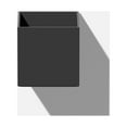 thumbnail image 1 of Veadek Geo Series Hanging 5" Planter Black, 1 of 9