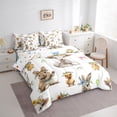 thumbnail image 2 of Cute Sheep Duck Bedding Set Queen Size 7 Pcs,Spring Style Flowers Bed Set for Kids Girls Farmhouse Cartoon Animals Comforter Set,Polyester Bed in a Bag with Comforter,Sheets,Pillowcases Room Decor, 2 of 5