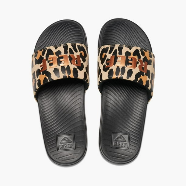 Reef Women REEF ONE SLIDE CLASSIC LEOPARD SANDAL Walmart