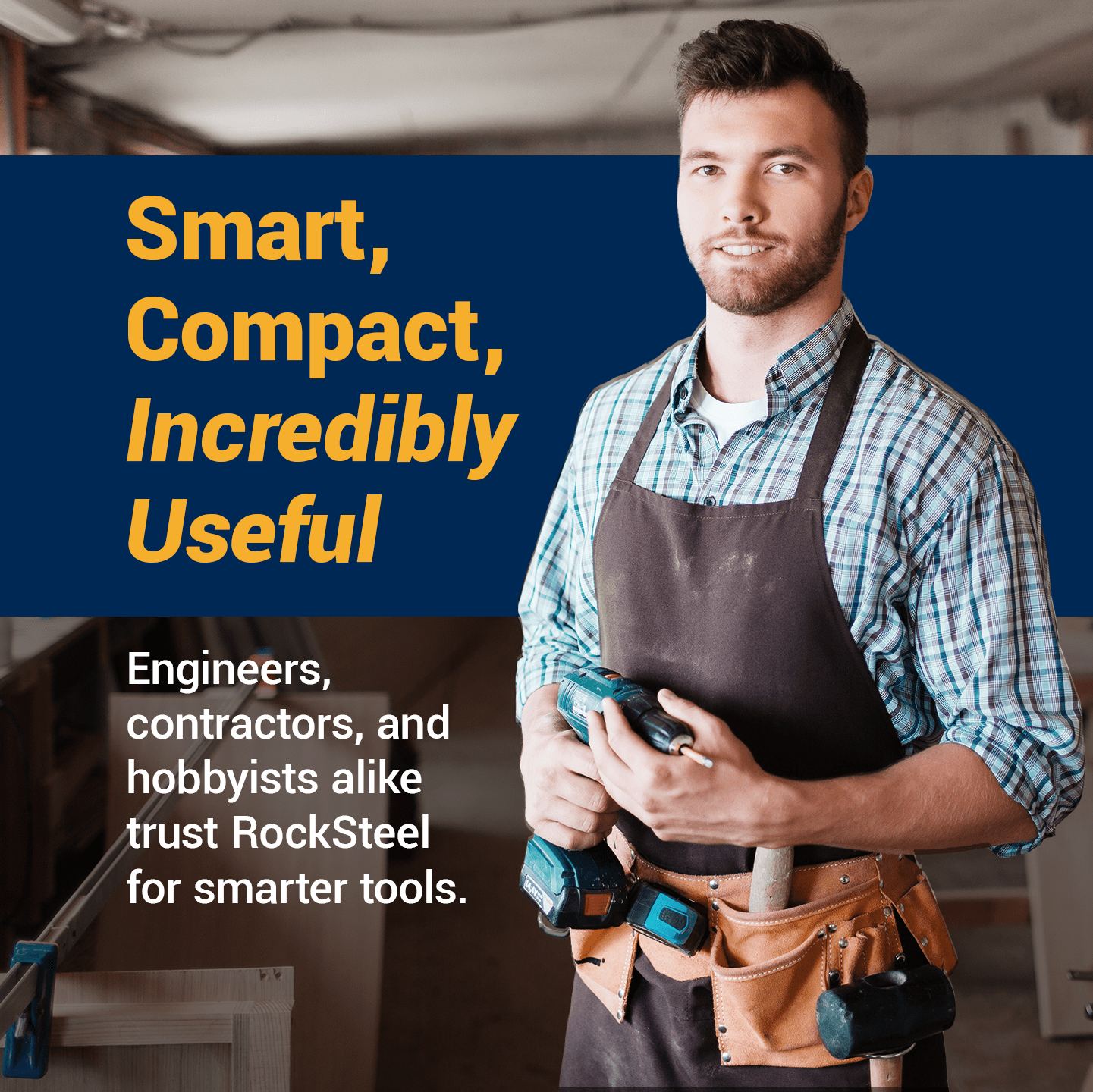 RockSteel Rotating Tape Measure & Circle Drawing Tool, Beam Compass Alternative for Woodworking, Drafting, & Large Arcs
