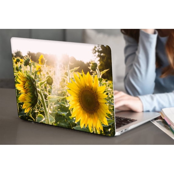 KSK KAISHEK Plastic Hard Case for 2019-2020 Rel. MacBook Pro 16 inchs Touch ID + Black Keyboard Cover Model: A2141 Flower 1590