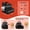 Black, variant on Food Delivery Bag,Large Insulated Backpack for Doordash/Uber Eeats, Expandable Cooler Bags for Bike/Motorcycle with Reflective Strip and Cup Holders,Reusable Pizza Food Delivery Bag with Hand Straps