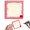 Pink Grid Apple Border, variant on Sticky Notes 3.15×3.15 Inch Red Scalloped Edge Self Adhesive Memo Pads - Cute Decorative Note Pads for Home Office Organization, Refrigerator Messages, Planner Stickers & Daily Reminder Notes