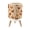 Color 3, variant on Small Trash Can with Lid Vintage Worn Leather American Football Rustic Surface 1.8 Gallon Dog Proof Trash Can Round Garbage Can Waste Bin Wastebasket for Bathroom Bedroom Living Room