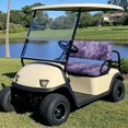 thumbnail image 2 of HUIACONG Purple Marble Pattern Anti-Scratch Golf Cart Seat Cover and Backrest Cover for Club Car Precedent 2 Person Seats Golf Carts, Machine Washable Universal Fit Golf Cart Seat Covers 2 Pack, 2 of 7