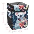thumbnail image 5 of Koala Foldable Car Trash Can with Lid, Leak-Proof Car Trash Bin, Hanging Storage Bag Car Garbage Can, 5 of 6