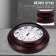 thumbnail image 3 of 20cm Retro Thermometer Hygrometer, Antique Iron Temperature And Humidity Shell Measuring Instrument, 3 of 5