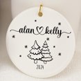 thumbnail image 3 of Regalos de Navidad personalizados Adorno de Navidad Árbol Decorar Recuerdo Decoración Adorno personalizado para casarse Ceremonia de boda, 3 of 5