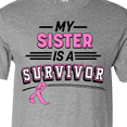 thumbnail image 4 of Inktastic My Sister is a Survivor Breast Cancer Awareness T-Shirt, 4 of 5