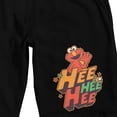thumbnail image 2 of Sesame Street Elmo Hee Hee Hee Adult Black Sleep Pajama Shorts-Large, 2 of 7