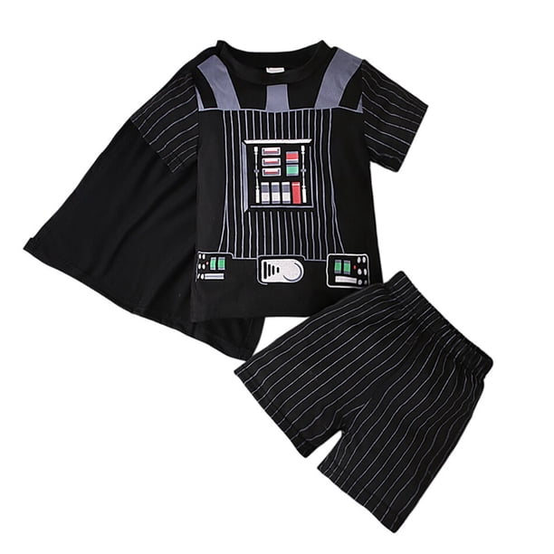 Conjunto de ropa de superhéroe para bebés, camiseta para niños y pantalones cortos, trajes de Cosplay de Mickey para niños pequeños, ropa para niños de 12 a 18M Gao Jinjia LED