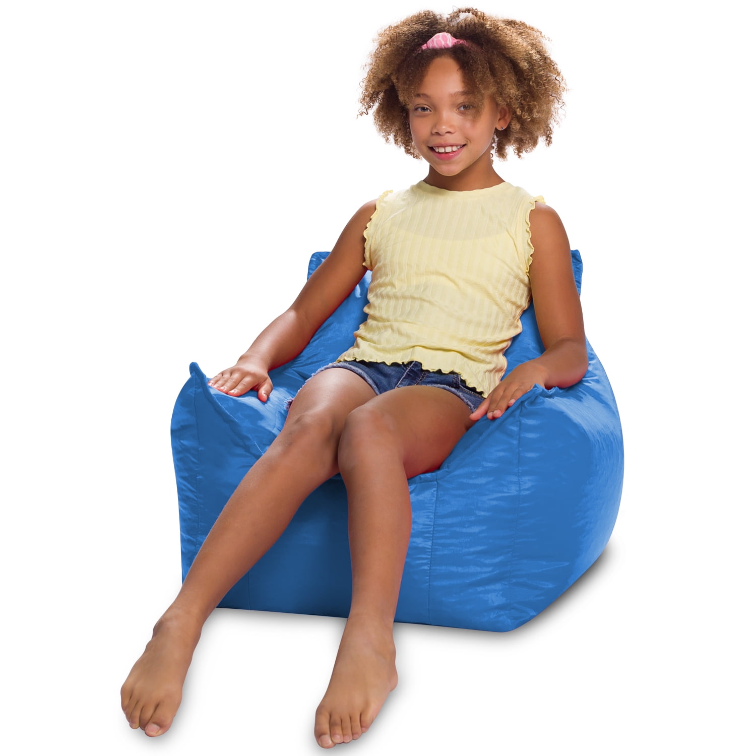 Posh Creations Newport Bean Bag Chair, Kids, 2.1 ft, Royal Blue