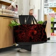 thumbnail image 6 of Spider Web Large Capacity Reusable Beach Bag with Storage Bins and Shopping Basket - Foldable Oxford Cloth Tote for Beach, Pool, and Laundry, 6 of 7
