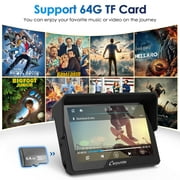 Carpuride CarPlay & Android Auto for Motorcycle, Music Sharing,IP67 Waterproof Gps Ips HD Screen,Light Sensor Car Accessories(502)
