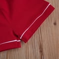 thumbnail image 2 of Pijamas navideños para bebé, niño y niña, camisa de manga larga con estampado de cuadros rojos, cuello de solapa, botones, pantalones, ropa de dormir, 2 of 4