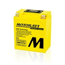 MBTX7U Motobatt 12V 130 CCA 8AH AGM Battery Replaces Yuasa YTX7L-BS, YTZ8V