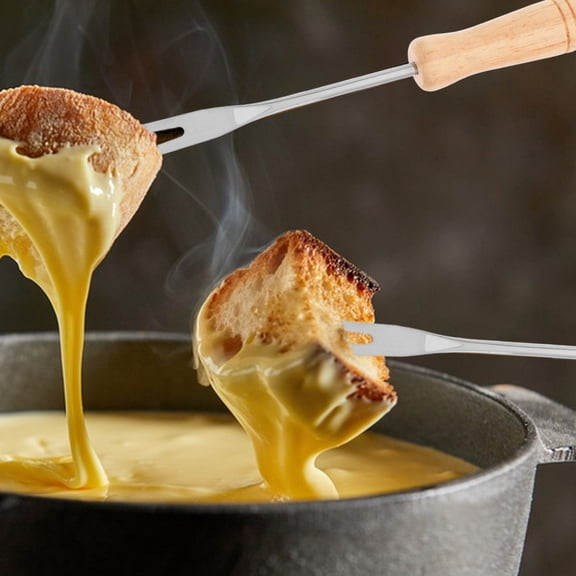 Masteelf 6 Pcs Stirring Fork Fondue Fork Set 12.50X1.50X0.70CM