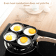 thumbnail image 3 of Sartén de cuatro agujeros para freír huevos, artefacto para freír huevos de desayuno, sartén pequeña porosa para el hogar, sartén antiadherente para freír huevos de piedra Maifan, 3 of 5