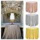 thumbnail image 2 of Mantel de lentejuelas doradas, mantel de color oro rosa de alta densidad, 30*275 cm, decoración de fiesta de boda, mantel redondo, 2 of 6