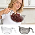 thumbnail image 5 of 2-in-1 Rice Washing Strainer and Fruit Vegetable Cleaning Bowl, Large Kitchen Colander Sieve Filter Basket Drainer for Washing Beans Pasta Produce, Multi-Functional Kitchen Tool -1 Pcs, 5 of 5