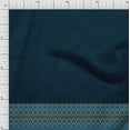 thumbnail image 1 of Soimoi Georgette Viscose Fabric Mandala & Shield Symbol Panel Printed Craft Fabric by The Yard 42 Inch Wide, 1 of 1