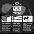 thumbnail image 6 of Oakley OO9013 Frogskins Square Shaped Polarized Sunglasses for Men - Includes Official Eyewear Kit - Matte Black Frame with Prizm Black Lens, 6 of 7