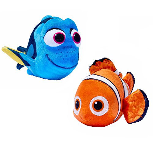 flotante ficción Charles Keasing Disney Pixar Finding Dory 6" Nemo and Dory Mini Plush Bundle - Walmart.com