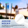 thumbnail image 4 of Uxcell Archery Arrows Nocks, Plastic Insert Arrow Nock Replacement Arrow Tails for Hunting Shooting Compound Recurve White, 4 of 7