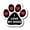 Black- Love dog, variant on Magnet Me Up My Dog and I Support Firefighters Magnet Decal, 5 Inches, Vinyl Automotive Magnet