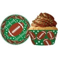 thumbnail image 2 of MADE IN USA Pack of 144 Thick Grease Resistant Fluted Cupcake Liners (Football), 2 of 3