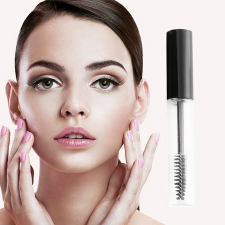 

3PCS 10ml Empty Mascara Tube with Eyelash Wand 3PCS Funnels Set DIY Mascara Container with 3PCS Silver Eyelash Cream Container