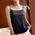 thumbnail image 3 of Women Silk Satin Tank Tops Dressy Scoop Neck Camisole Sleeveless Blouses Shirts Casual Summer Tank for Work Business, 3 of 5