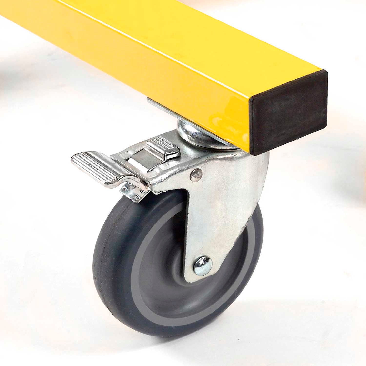 Global Industries 652923 Barricade Security Gate with Sign, Safety Yellow