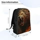 thumbnail image 4 of Fotbe Cool Flame Lion A Mochila de Viaje para Laptop, Mochila Ejecutiva Delgada y Resistente 15.6", 4 of 8