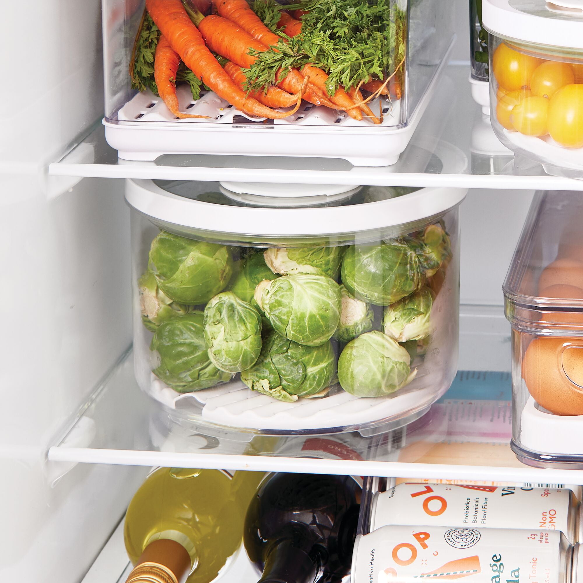 iDesign IDFRESH BPA-Free Recycled Plastic Produce Storage Bowl, Large