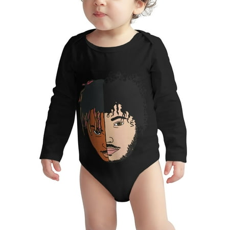 

Juice Baby onesie WRLD Baby Boy Girl Long Sleeve Bodysuit Snap Closure Black 18 Months
