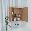 thumbnail image 4 of FM FURNITURE  Kenya 24-inch Wide Medicine Cabinet with Mirror, 4 of 5
