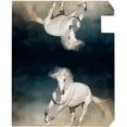 thumbnail image 4 of Coolnut Mailbox Cover White Horse Running Post Mail Box Cover Magnetic Mail Wraps Cover Standard Size 20.7" L x 18" W, 4 of 5