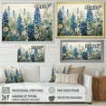 thumbnail image 4 of Designart "Refined Blue And Beige Bonnets Field I" Blue Bonnets Picture Framed Canvas Art Print, 4 of 5