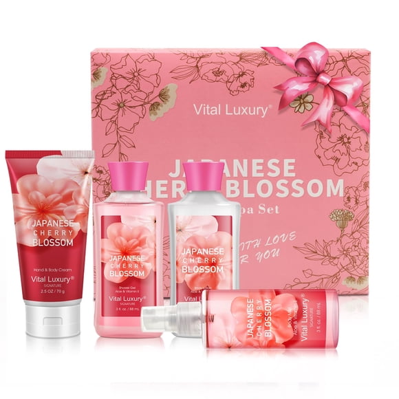 Set de regalo para baño y cuidado corporal Bodybeau Japanese Cherry Blossom