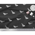 thumbnail image 2 of Soimoi Polyester Crepe Fabric Branch & Bird Block Print Fabric by Yard 52 Inch Wide, 2 of 3
