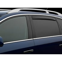 WeatherTech Custom Fit Side Window Deflectors compatible with 2013-2019 Nissan Sentra - Rear Pair, Dark Tint