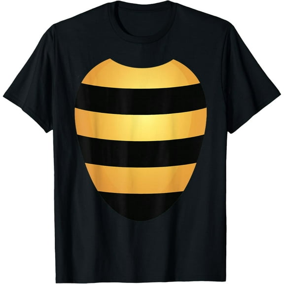 Playful Comfort Tee - Bee Halloween Costume Shirt Yellow Stripes on Black tee T-Shirt