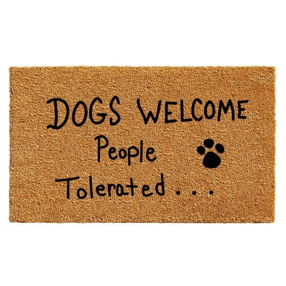 Calloway Mills 103062448 People Tolerated Doormat, 24 x 48 in.